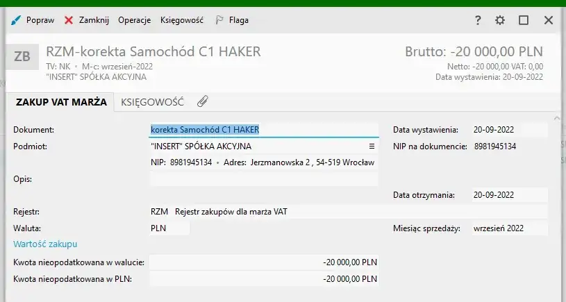 Czy można zwrócić samochód kupiony na fakturę VAT marża? Sprawdź zasady zwrotu
