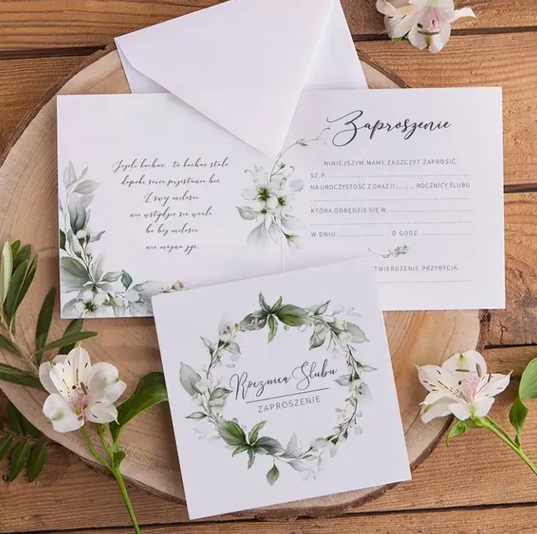 Jak zrobić zaproszenie na rocznicę ślubu - kreatywne pomysły i wzory