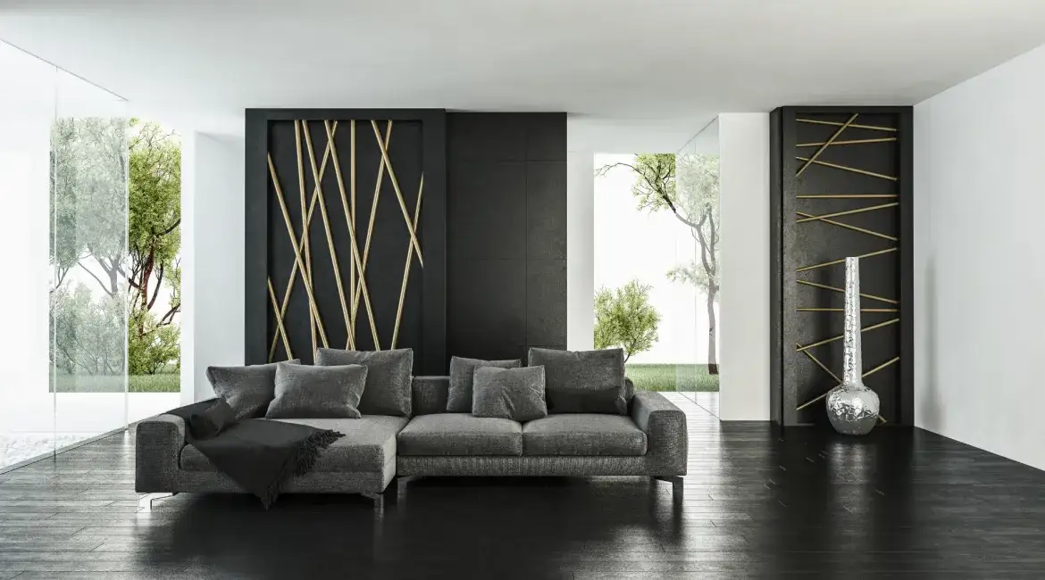 Czarne meble + panele: Jak dobrać podłogę, by nie przytłoczyć?