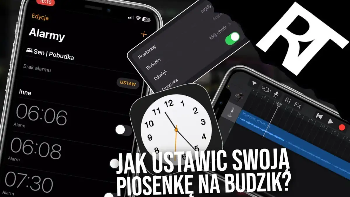 Jak ustawić dzwonek budzika iPhone? Własna piosenka MP3 i Apple Music