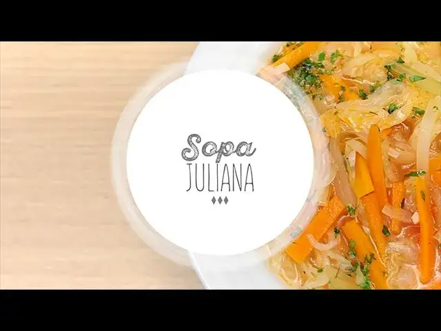 Sopa Juliana Perfecta: El Secreto del Corte y Sabor Casero