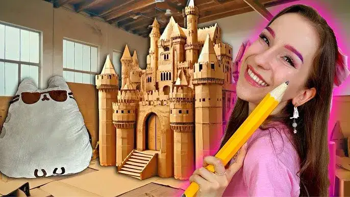 Zamek z kartonu DIY: Stwórz niesamowity projekt dla dzieci krok po kroku