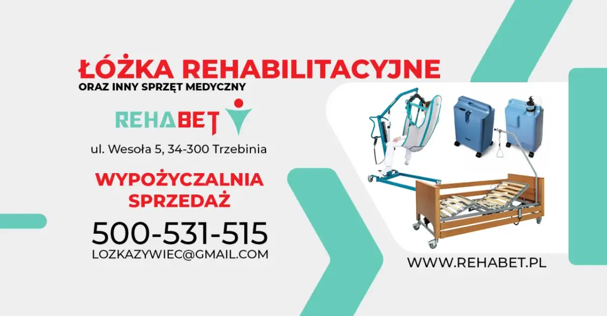 Łóżka rehabilitacyjne i sprzęt medyczny. Dowiedz się, komu przysługuje dofinansowanie do łóżka rehabilitacyjnego. Wypożyczalnia i sprzedaż.