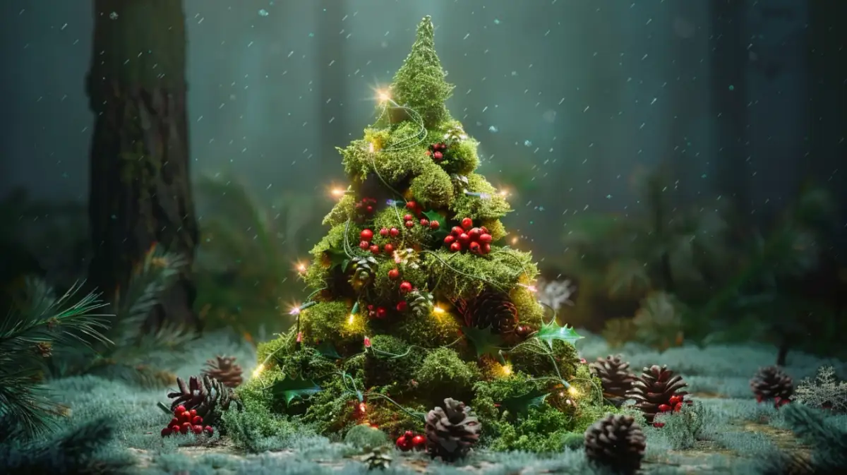Twórz magiczną atmosferę z choinką z mchu - jak to zrobić?