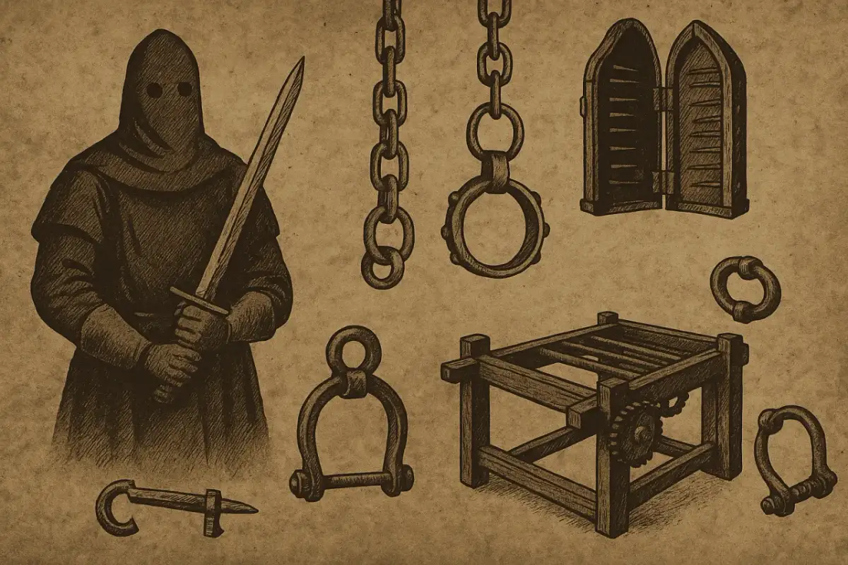 Średniowieczne tortury: Arsenał kata i mroczna strona prawa