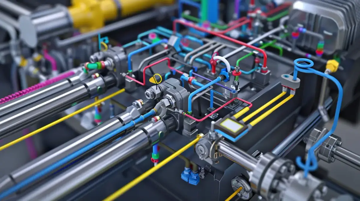 Układ hydrauliczny: Jak poprawnie zrozumieć schemat i jego funkcje?