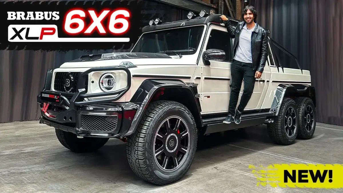 Mercedes G Klasa 6x6: Luksus i możliwości off-roadowe w jednym.