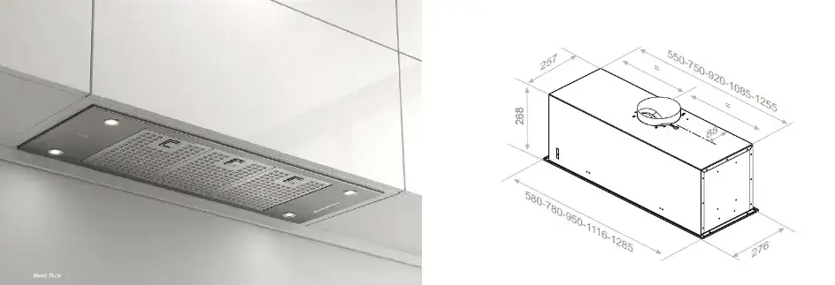 Wysokość okapu: gazowa 70-75 cm, indukcyjna 50-60 cm montaż bez błędów