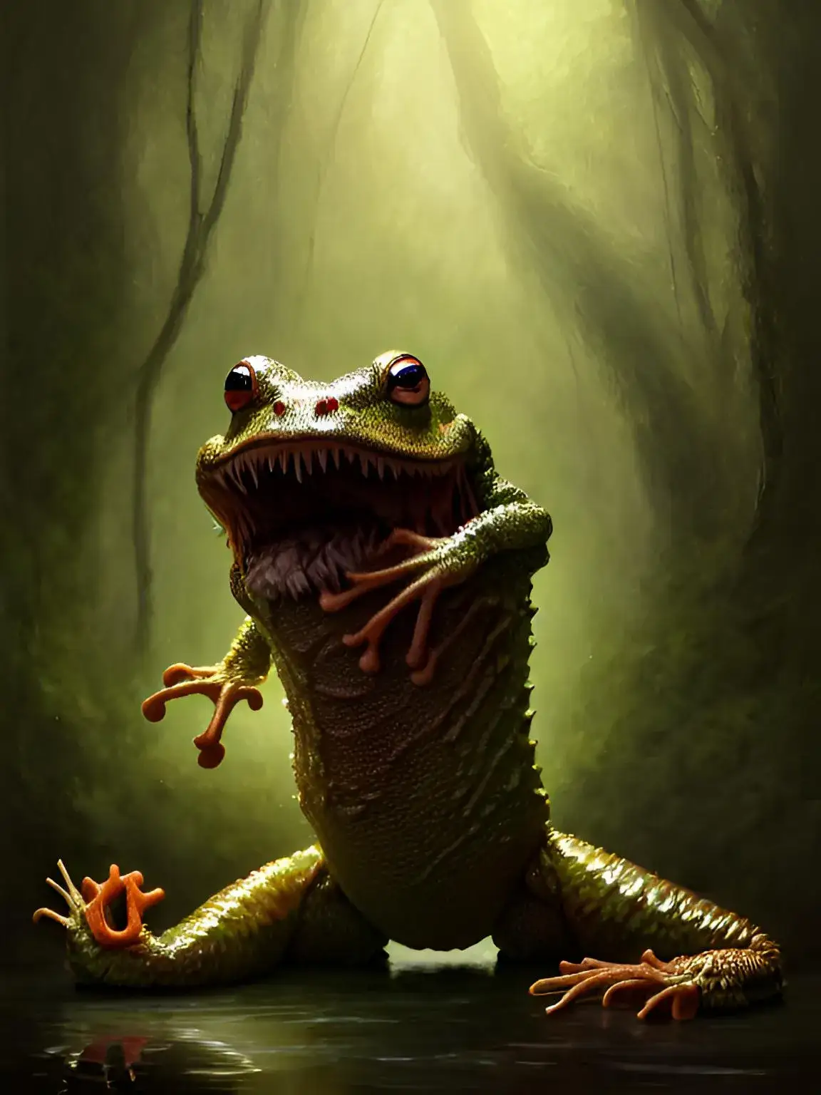 Niezwykła żaba włochata: jak jej przerażające cechy zaskakują