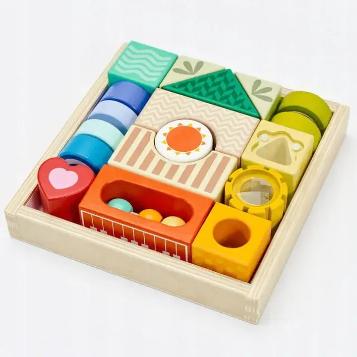 Drewniane klocki sensoryczne: magiczny świat rozwoju dziecka