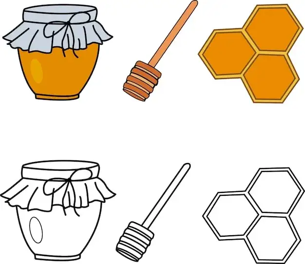 Kolorowanka plaster miodu - kreatywna zabawa dla dzieci i dorosłych