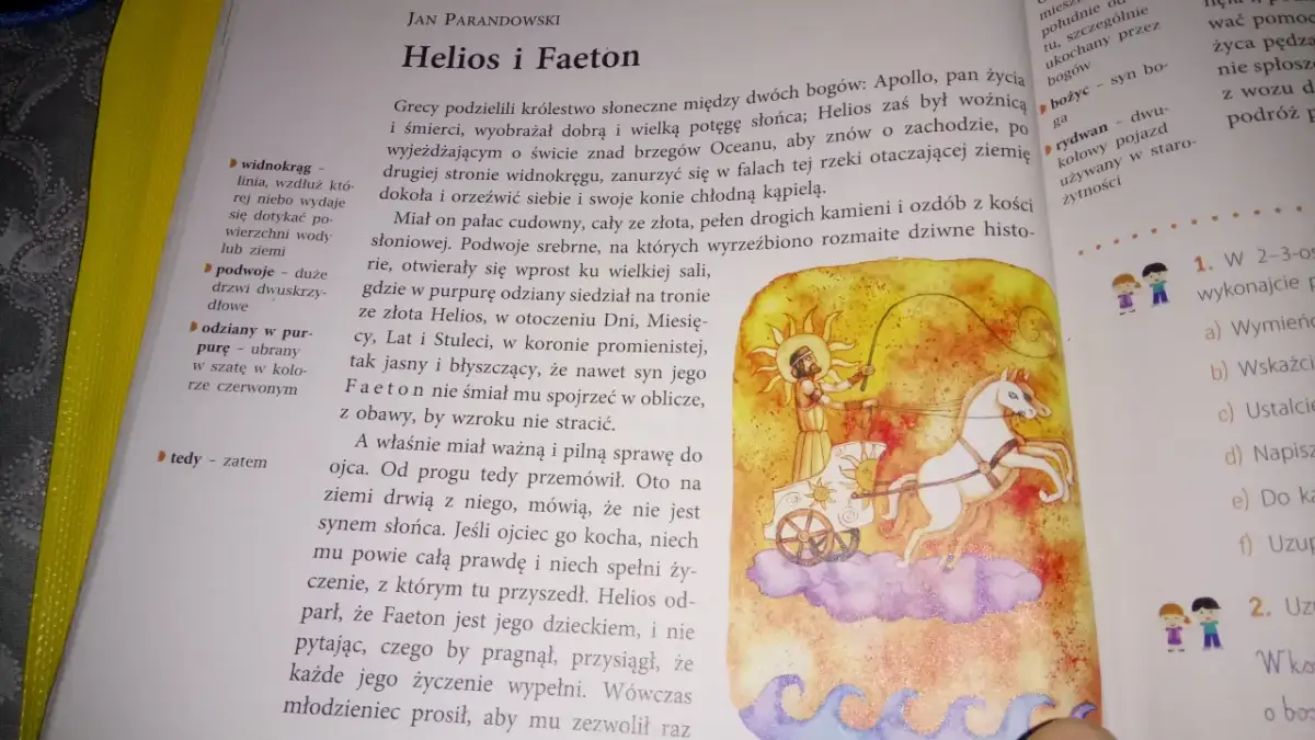 Streszczenie mitu o Heliosie i Faetonie – tragiczne konsekwencje dążenia do chwały