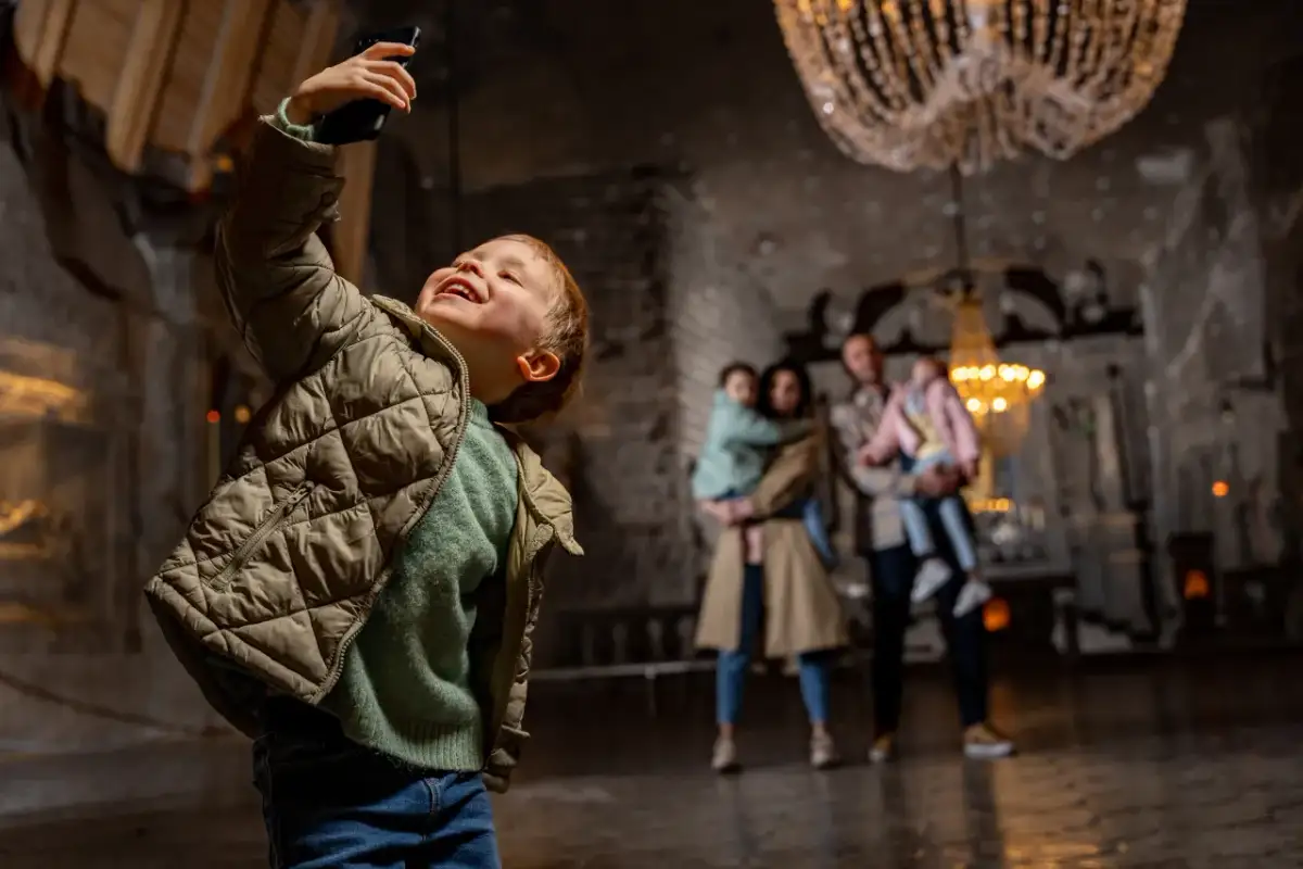 dziecko w kopalni soli wieliczka