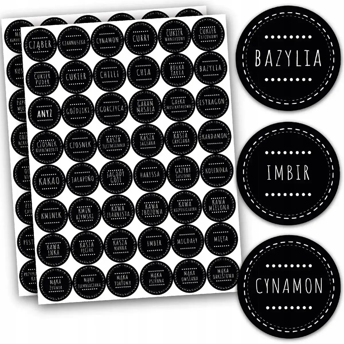 Gdzie kupić naklejki na słoiki z przyprawami - najlepsze oferty online
