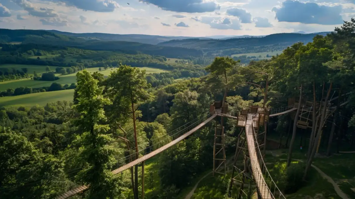 Bieszczadzka przygoda: Ranking najlepszych parków linowych 2025