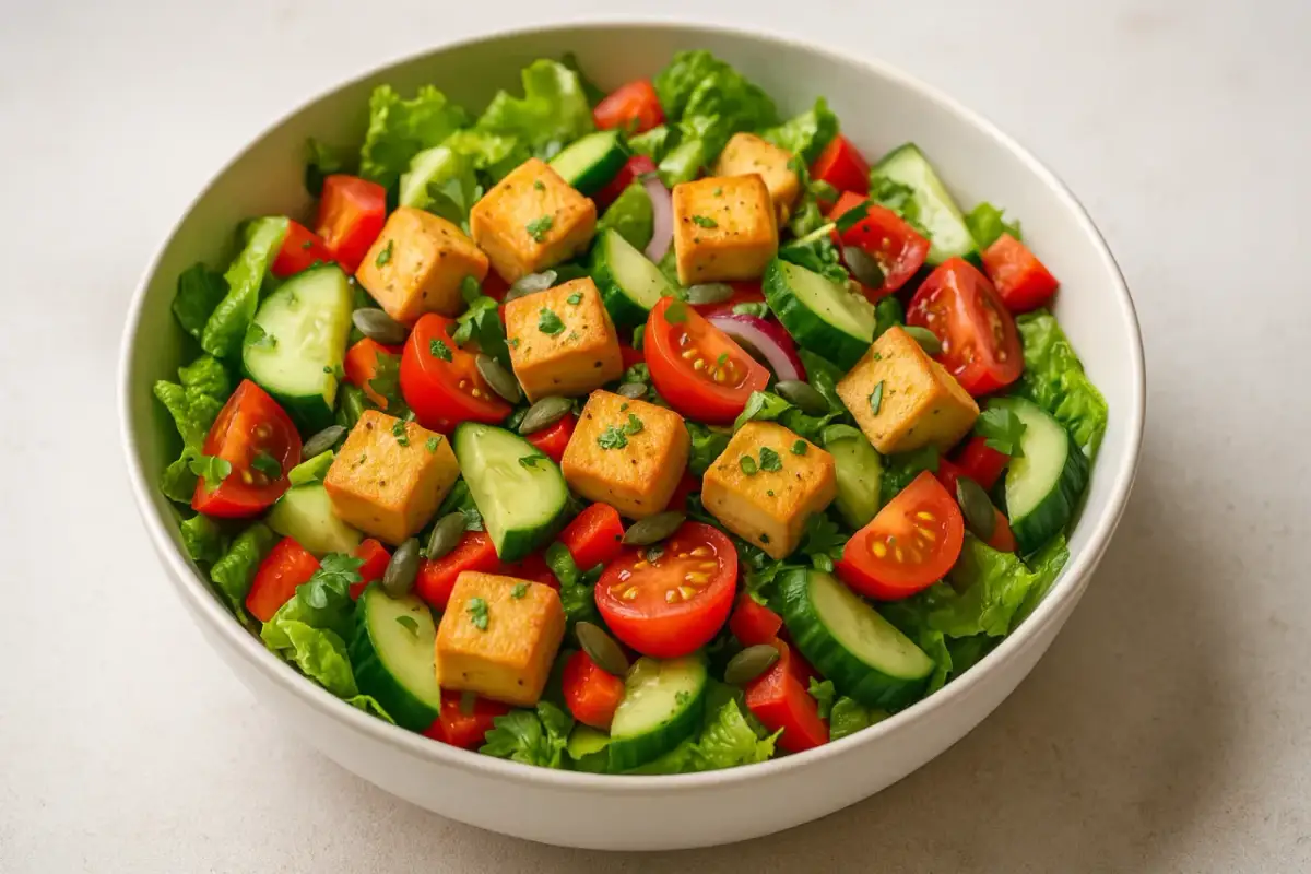 Jak przygotować tofu do sałatki, aby zachwycić smakiem i zdrowiem