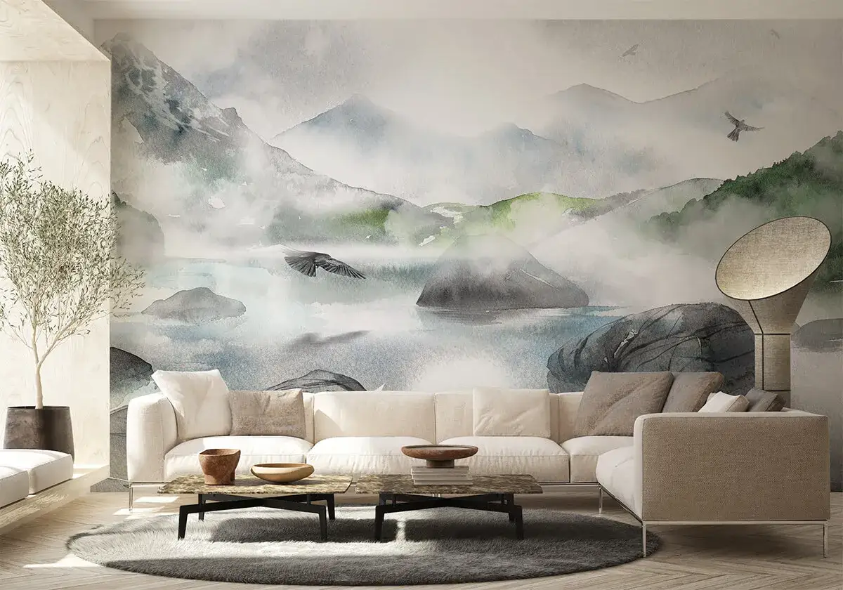 Inspirujące tapety do salonu – jak wybrać idealny wzór i kolor?