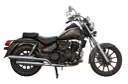 Stylowy motocykl Daelim Daystar 125 w ciemnoszarym kolorze, gotowy na przygodę.