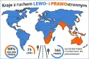 Ruch lewostronny w jakich krajach? Zaskakujące fakty i historia