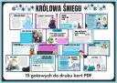 Królowa Śniegu: karty PDF z analizą baśni, postaci i motywów. Odkryj świat Andersena i jego ponadczasowe przesłanie o sile dobra.