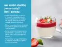Panna cotta z musem truskawkowym i świeżymi owocami. Idealna galaretka z owocami, która zachwyca smakiem i wyglądem.