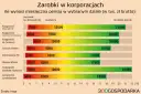 Zarobki w korporacjach: pensje specjalistów i kierowników zespołów w różnych działach. Najwyższe zarobki w bankowości/analityce finansowej.