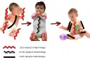 Zmiana napięcia mięśniowego u niemowląt: od wzmożonego napięcia do swobodniejszych ruchów.