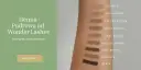 Próbki henny pudrowej Wonder Lashes na skórze ramienia. Dostępne odcienie: Blonde, Ash Blonde, Golden Brown, Light Brown, Grey Brown, Medium Brown, Dark Brown, Graphite, Black.