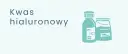 Kwas hialuronowy - co to jest? Ilustracja przedstawia butelki z substancjami chemicznymi, sugerując zastosowanie kwasu hialuronowego w produktach.