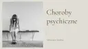 Smutna dziewczyna siedzi na ławce, symbolizując najczęstsze choroby psychiczne.