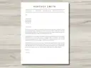 Elegancki list motywacyjny szablon z danymi kontaktowymi i tekstem Lorem ipsum. Idealny do profesjonalnych podań.