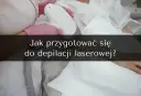 Ręce w różowych rękawiczkach trzymają depilator. Tekst na zdjęciu: "Jak przygotować się do depilacji laserowej?".