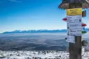 Droga na szczyt Babiej Góry, Diablak 1725 m n.p.m. Wskazówki szlaków PTTK.