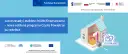 Ilustracja domu z systemem ogrzewania, symbolizująca program Czyste Powietrze. Dofinansowanie z UE.