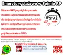 Emerytury stażowe PiS: Ustawa nieuchwalona. Co dalej w Sejmie?