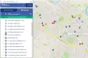 Rozkład jazdy MPK Łomża: linia 8, kierunek Browarna Podlesna 01, z zaznaczonymi przystankami na mapie.