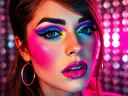 Original 80er Jahre Make-up: Mutige Farben & Drama meistern
