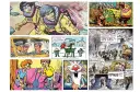 Kiedy powstał pierwszy komiks? Zobacz sceny z różnych komiksów: akcja, humor, fantasy i dramatyczne historie.