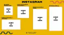 Grafika pokazuje standardowe wymiary zdjęć na Instagramie: profilowe 800x800, kwadratowe 1080x1080, poziome 1080x566, pionowe 1080x1350 i Stories/Reels 1080x1920.
