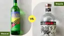 Zielona butelka mezcalu Del Maguey Vida kontra przezroczysta butelka tequili Espolón Blanco. Który drink wybierzesz?