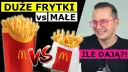 Ile gram mają średnie frytki z McDonald's? Zaskakujące fakty o wadze