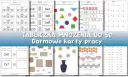 Karty pracy z tabliczką mnożenia do 40, zawierające przykłady i ćwiczenia z mnożenia.