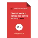 Oświadczenie o opiece nad seniorem: Wzór, kroki i uniknij błędów