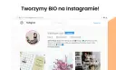 Fajny biogram na IG profilu @kreartywna.pl, gdzie Sylwia Matyja-Jaczun wspiera przedsiębiorców w kreowaniu marek online.