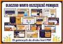 Jak najlepiej oszczędzać pieniądze? Poznaj 15 gotowych kart PDF z poradami, jak mądrze gospodarować finansami i realizować marzenia.