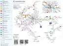 Mapa kolejowa Małopolski z nowym rozkładem jazdy. Schemat linii komunikacyjnych Kolei Małopolskich.