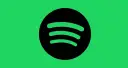 Logo Spotify na zielonym tle.