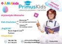 Chłopiec z książką, logo PrimusKids, kursy językowe i arytmetyka mentalna. Sprawdź lokalizacje!