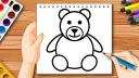 Jak narysować pluszowego misia krok po kroku - proste wskazówki