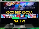Graj w gry na telewizor bez konsoli Xbox! Ekran TV wyświetla kolekcję gier, zachęcając do zabawy.